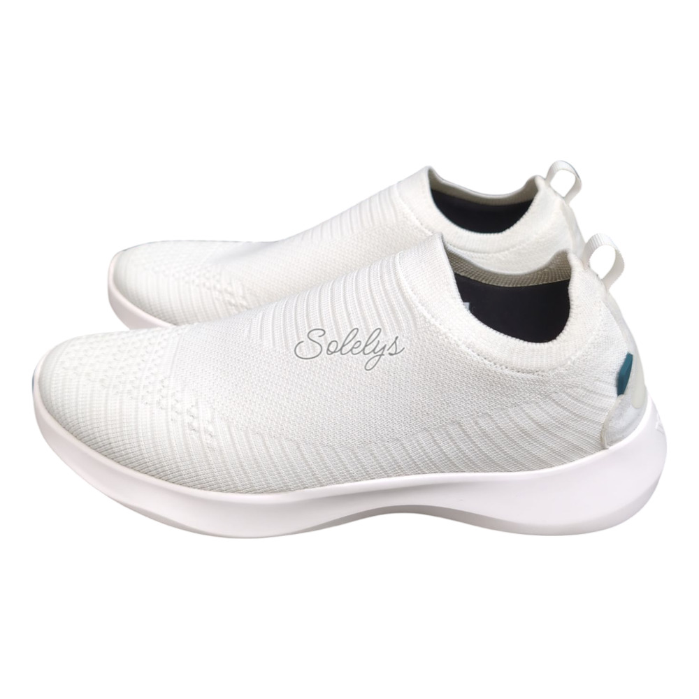 Vessi Everyday Move Slip On Womens 9 Polar White Waterproof Knit DymaTex Sneaker - Picture 3 of 10